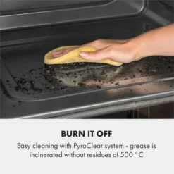 Gusteau Remy Einbau-Set Backofen + Einbau-Haube 2950W Weiß Edelstahl 13 Gusteau Remy Einbau-Set Backofen + Einbau-Haube 2950W Weiß Edelstahl -Haushaltsgerätegeschäft 60002591 yy 0004 logo Klarstein Gusteau Elektrischer Einbaubackofen weiss