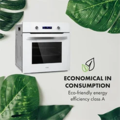 Gusteau Remy Einbau-Set Backofen + Einbau-Haube 2950W Weiß Edelstahl 15 Gusteau Remy Einbau-Set Backofen + Einbau-Haube 2950W Weiß Edelstahl -Haushaltsgerätegeschäft 60002591 yy 0006 logo Klarstein Gusteau Elektrischer Einbaubackofen weiss