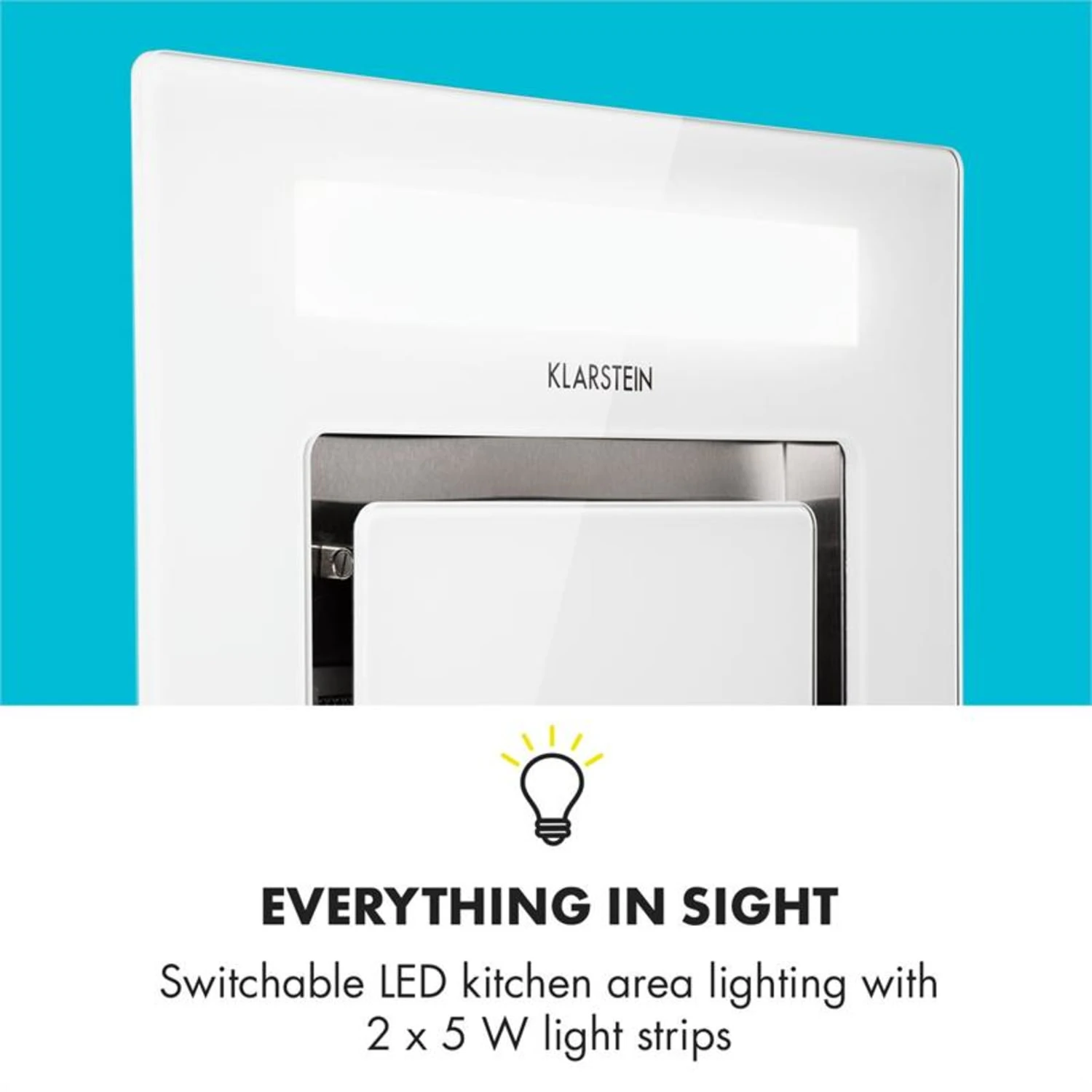 Gusteau Remy Einbau-Set Backofen + Einbau-Haube 2950W Weiß Edelstahl 9 Gusteau Remy Einbau-Set Backofen + Einbau-Haube 2950W Weiß Edelstahl – Bild 9