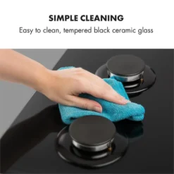 Gusteau Ignito Einbau-Ofen-Set Elektro / Gas 64Ltr Schwarz Edelstahl 20 Gusteau Ignito Einbau-Ofen-Set Elektro / Gas 64Ltr Schwarz Edelstahl -Haushaltsgerätegeschäft 60002595 yy 0010 logo Klarstein Ignito 4 Zonen Gaskochfeld schwarz