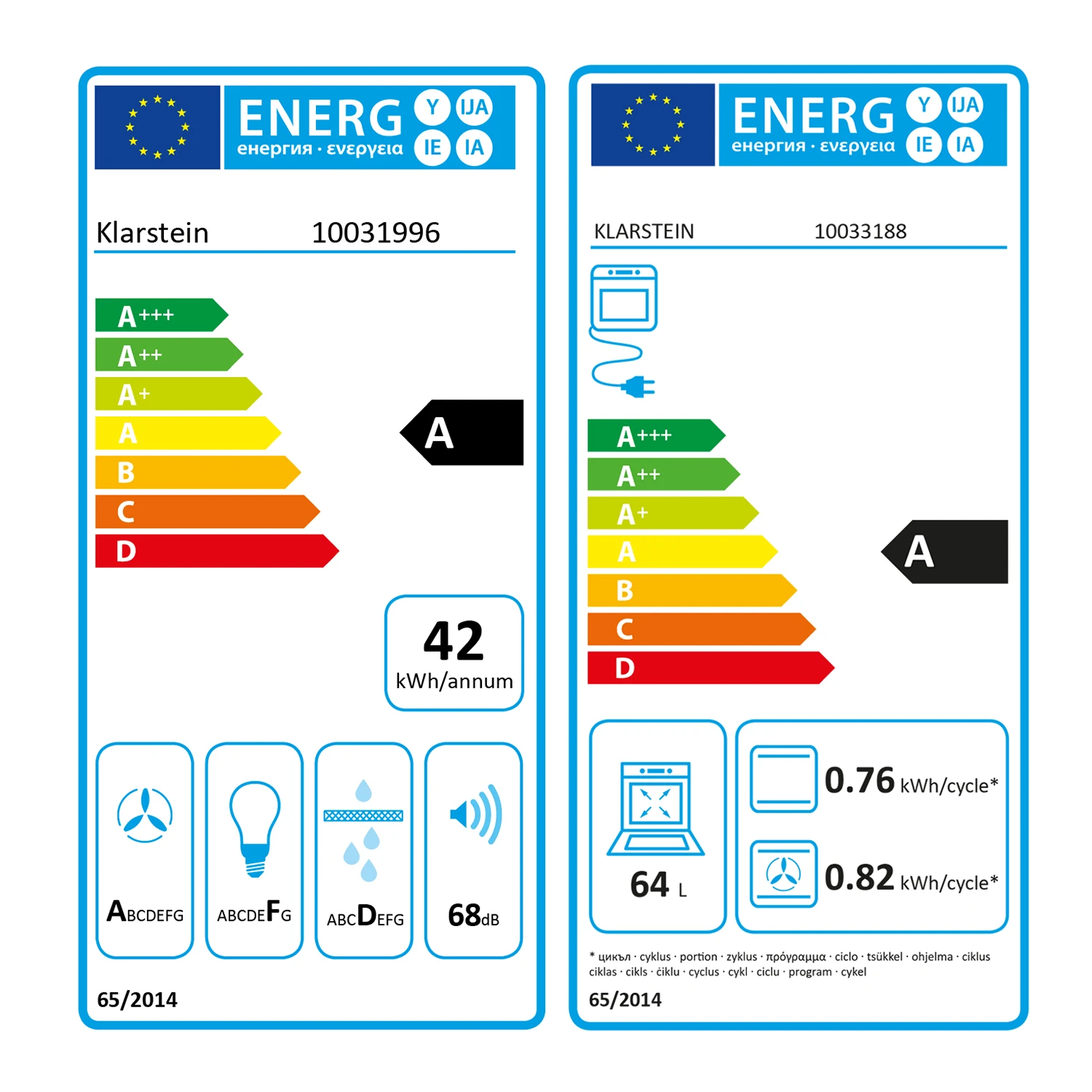 Gusteau Remy Einbau-Set Backofen + Einbau-Haube 2950W 64Ltr 620 M³/h Schwarz Edelstahl 13 Gusteau Remy Einbau-Set Backofen + Einbau-Haube 2950W 64Ltr 620 M³/h Schwarz Edelstahl – Bild 13