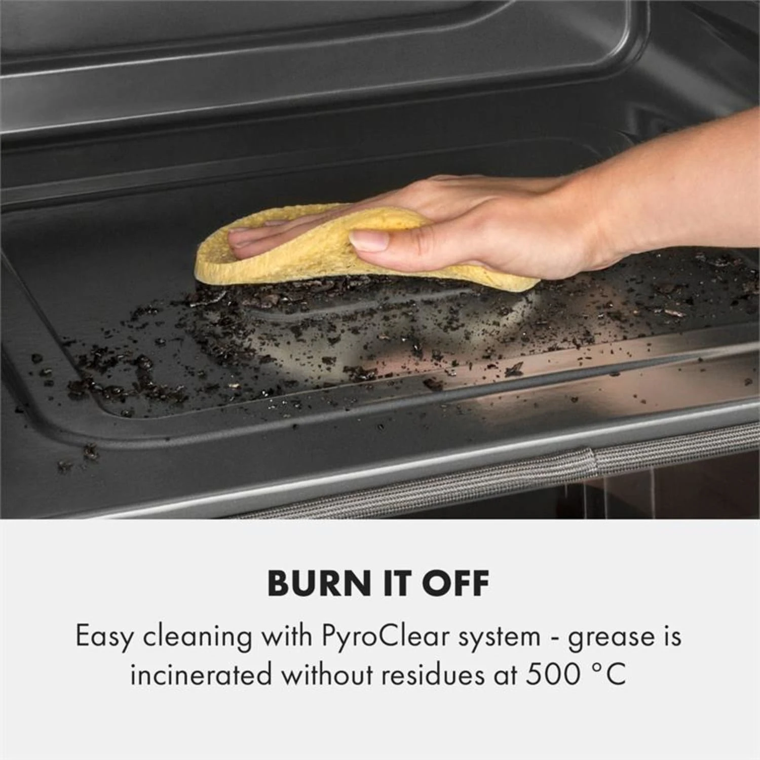 Gusteau Remy Einbau-Set Backofen + Einbau-Haube 2950W 64Ltr 620 M³/h Schwarz Edelstahl 4 Gusteau Remy Einbau-Set Backofen + Einbau-Haube 2950W 64Ltr 620 M³/h Schwarz Edelstahl – Bild 4