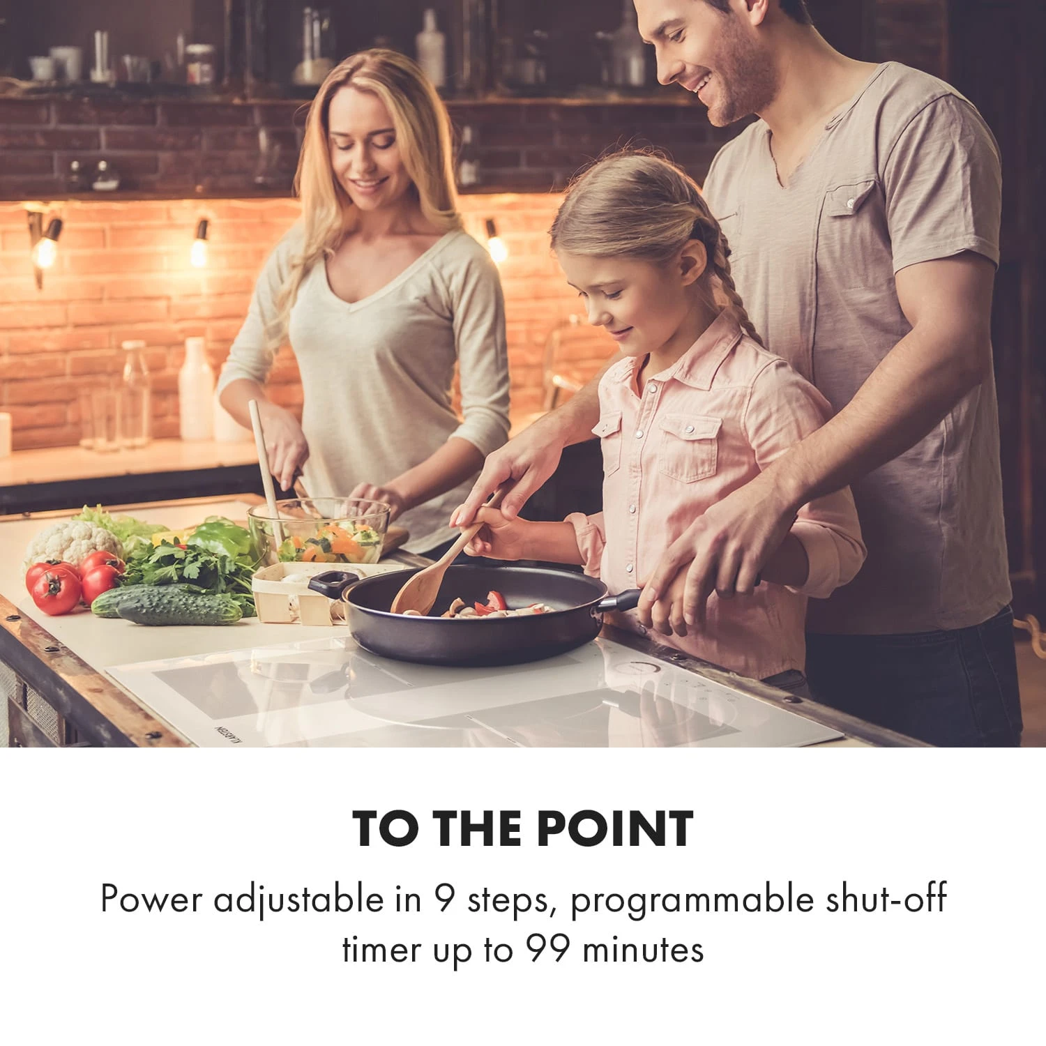 Delicatessa 60 Induktionskochfeld 4 Zonen 7000W Timer Weiß 2 Delicatessa 60 Induktionskochfeld 4 Zonen 7000W Timer Weiß – Bild 2